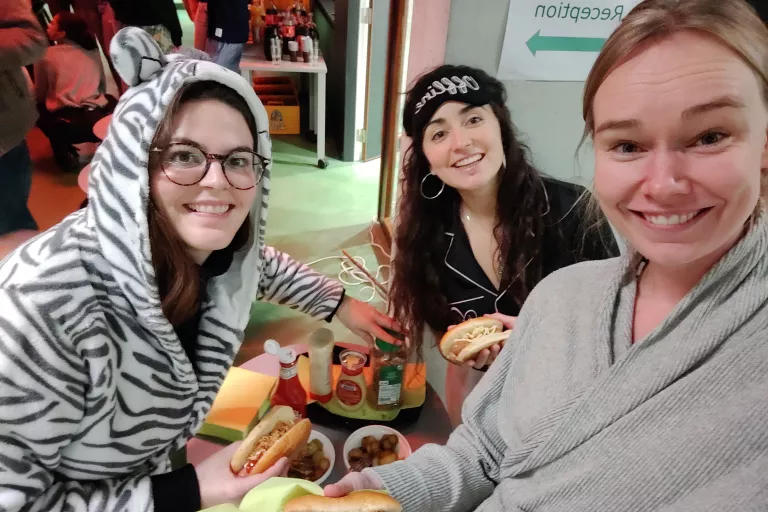 Lab at Pyjama Themed Happy Hour