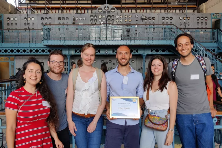 Lab at Science Day celebrating Elia's achievement